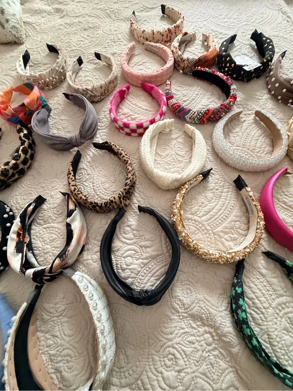 30 Women's Headbands - Assorted Colors and Prints